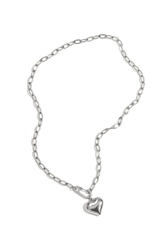 Ketting hangend hart met frontsluiting