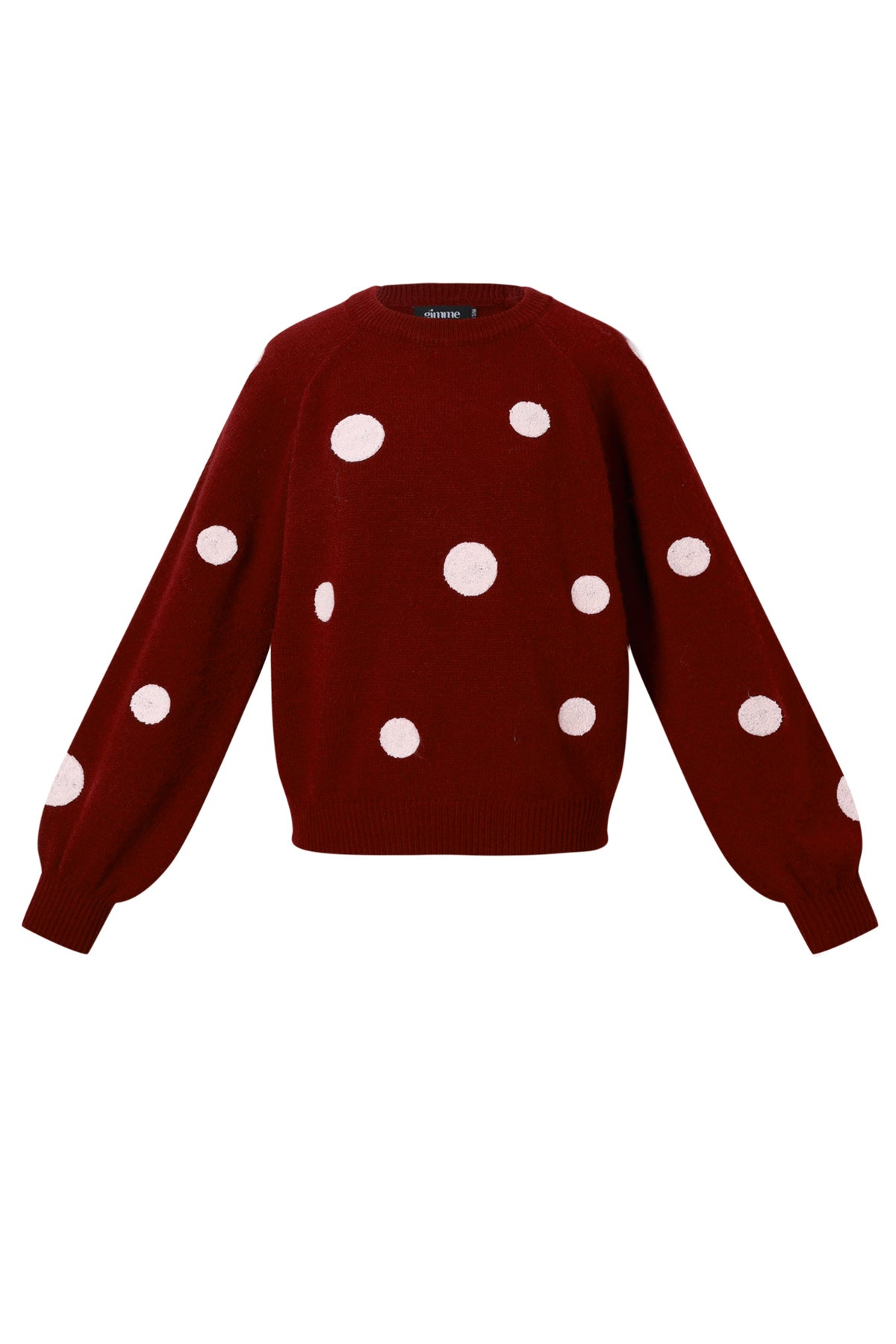 Polyestervezel (polyester) Gebreide truien Stippen Casual Herfst/Winterkleding