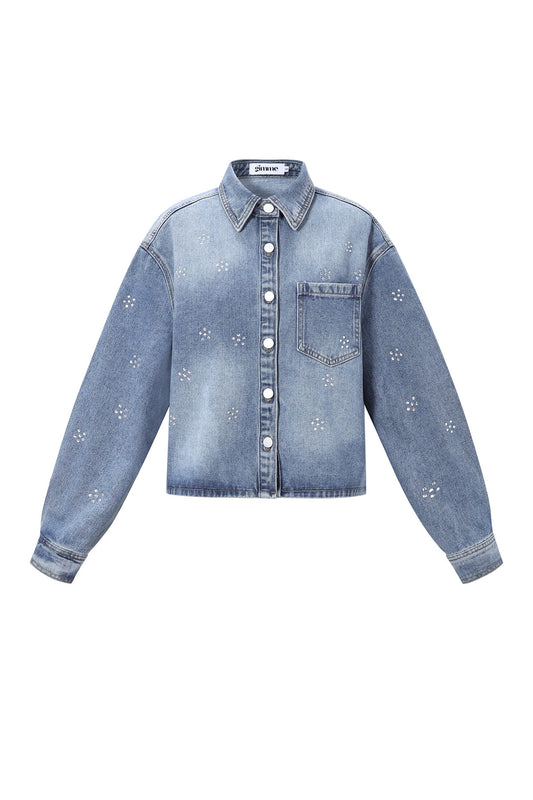 Strass denimjas