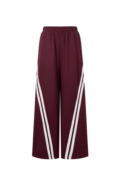 Dsmes Wideleg jogginsbroek met zijstrepen