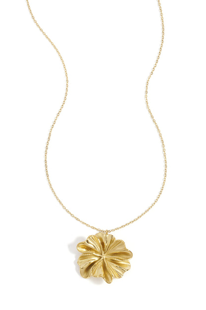 Statement ketting met bloem hanger