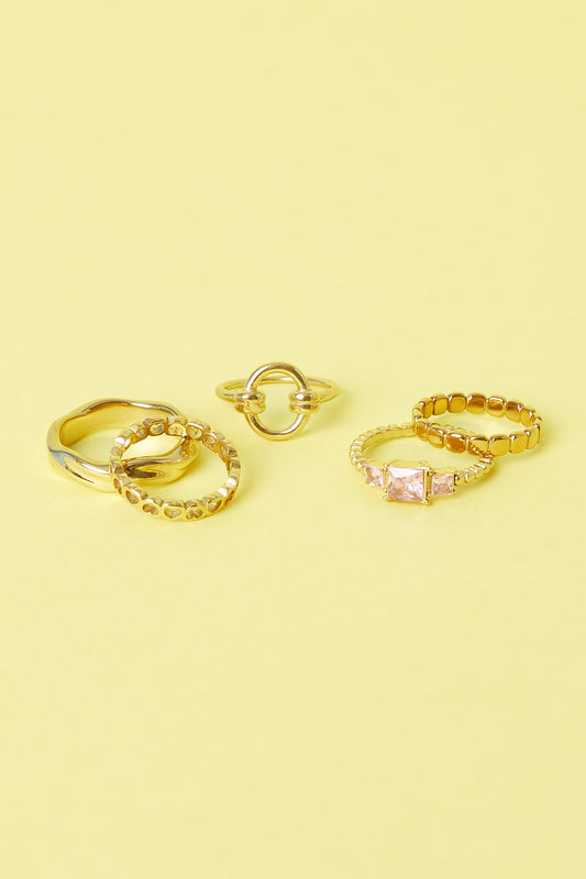 Minimalistische ring met cirkel