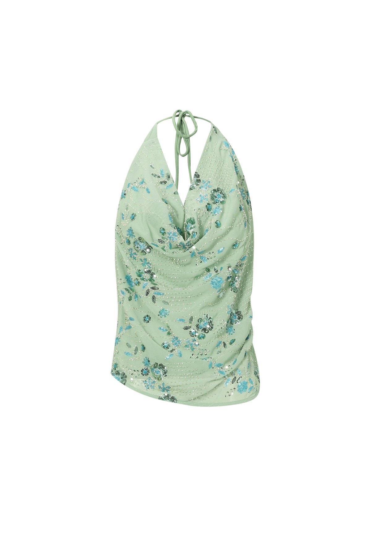 Ocean glow haltertop