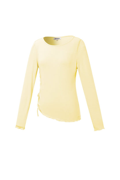 Golden hour ruched top