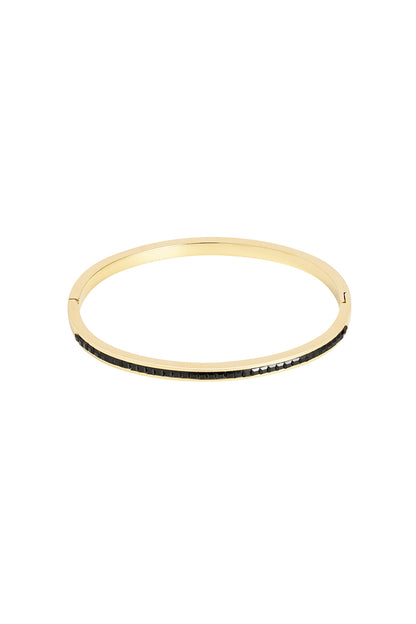 Slavenarmband dunne steentjes