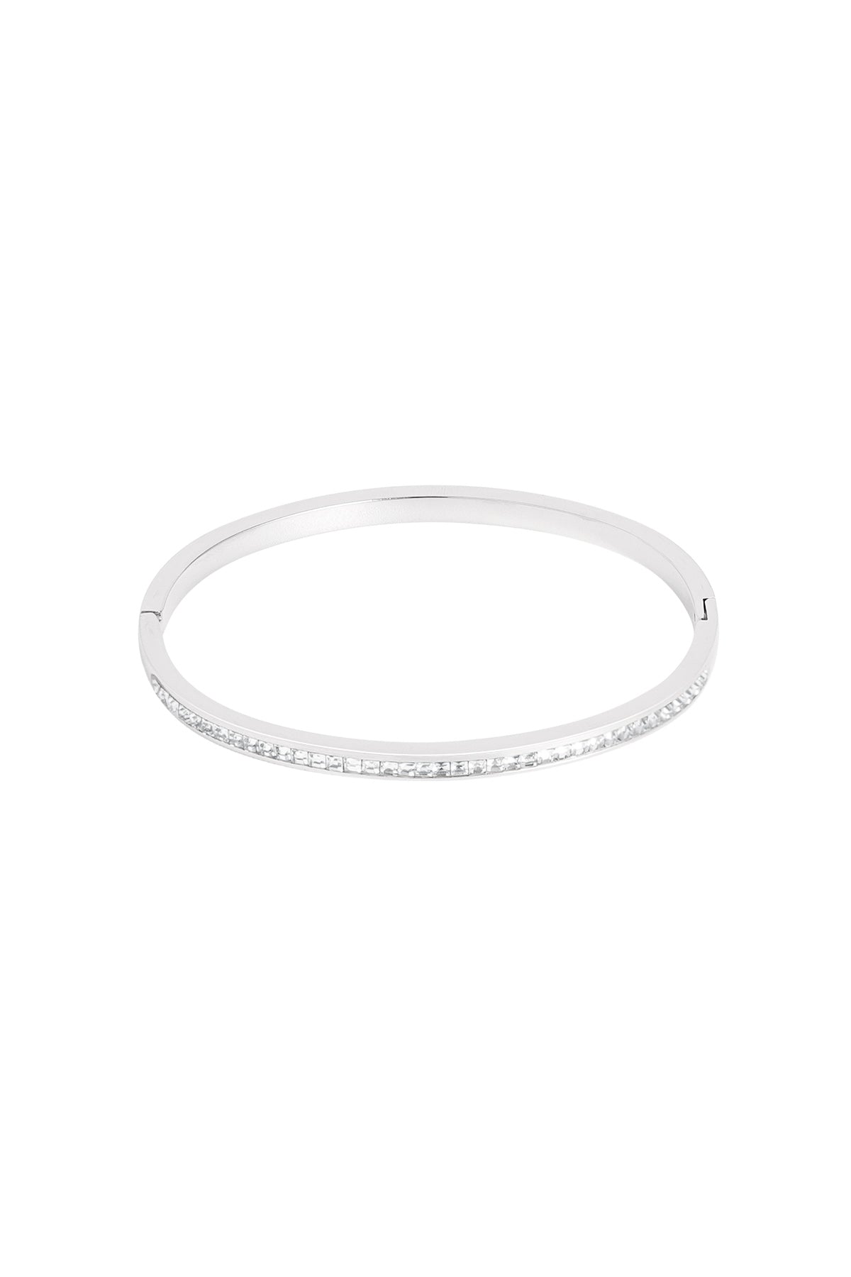 Slavenarmband dunne steentjes