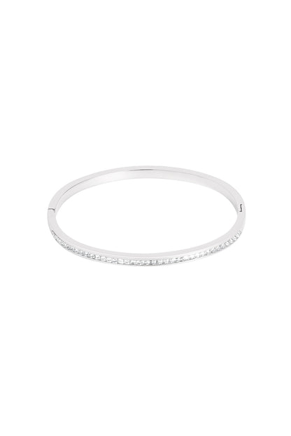 Slavenarmband dunne steentjes