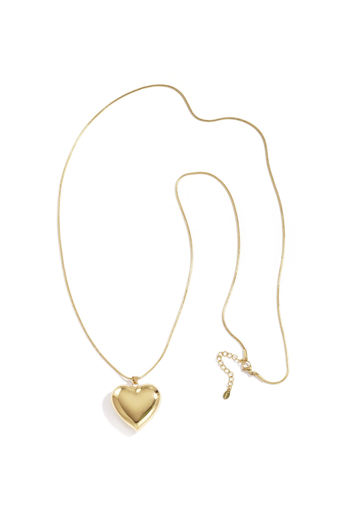 Dames Gouden Hart Ketting voor Valentijnsdag 