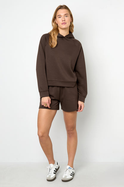 Polyestervezel (polyester) Hoodies & Sweatshirts Effen kleur Sportieve All Fit Kleding