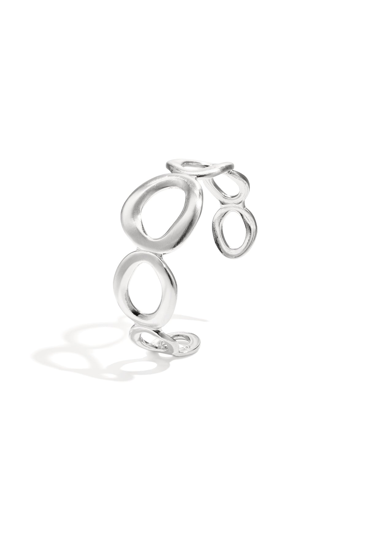 Armbanden van roestvrij staal, cirkel, casual, dagelijks, eenvoudig, serie, damessieraden
