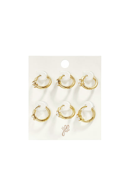 Roestvrijstalen oorbellen setjes Circle Simple Daily Simple serie dames sieraden