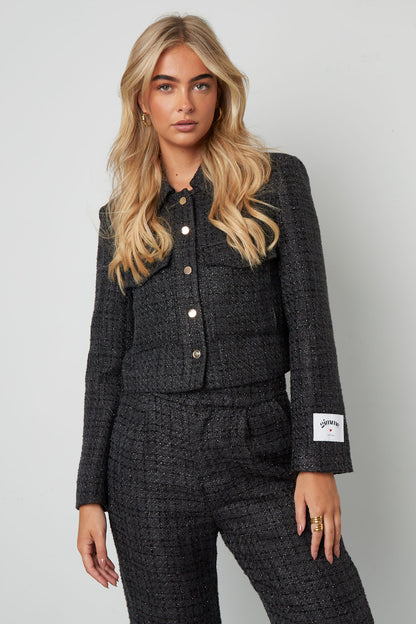 Tweed colbert jas