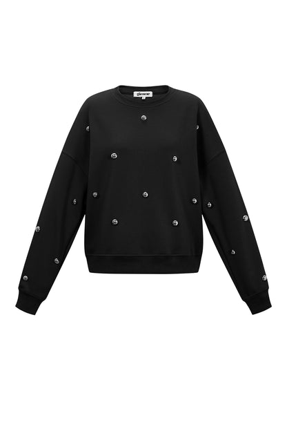 feestelijke sweater dames zwart