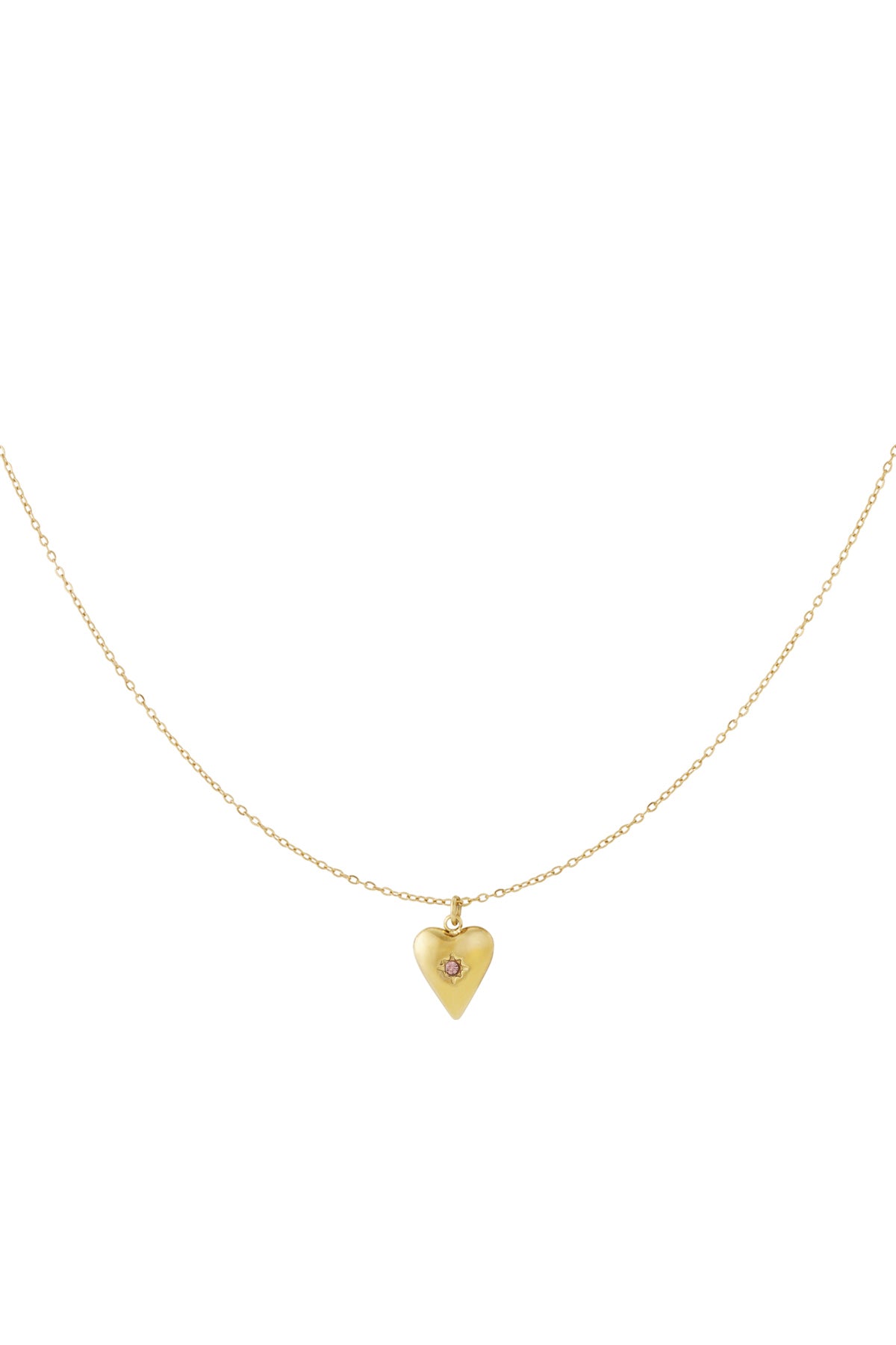 Goude Geboortesteen ketting