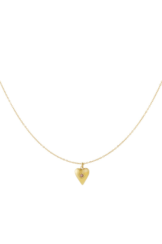 Goude Geboortesteen ketting