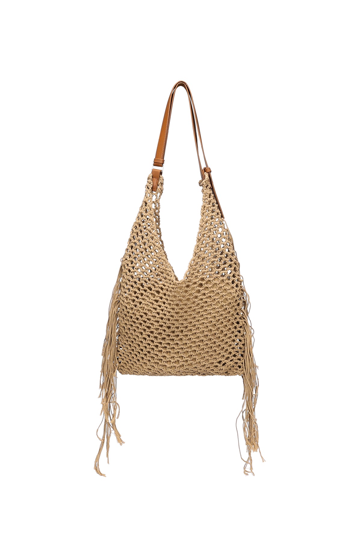 Katoenen strandtas khaki