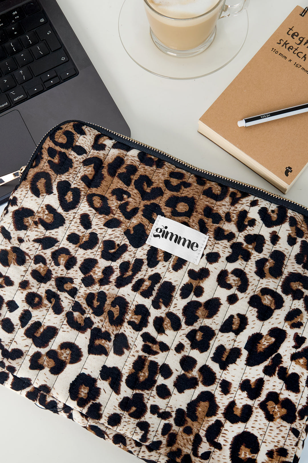 Gimme leopard laptop case