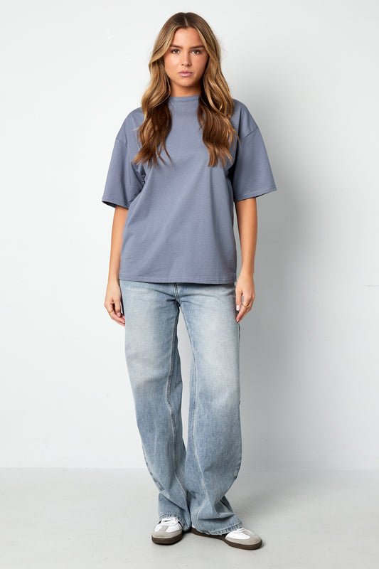 Katoen Gebreide Vrouwen T-shirt Casual Solide Kleur