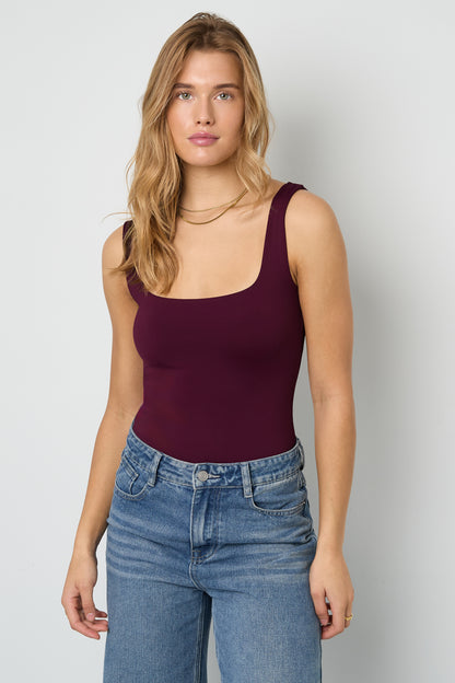 Shapewear mouwloos body basic