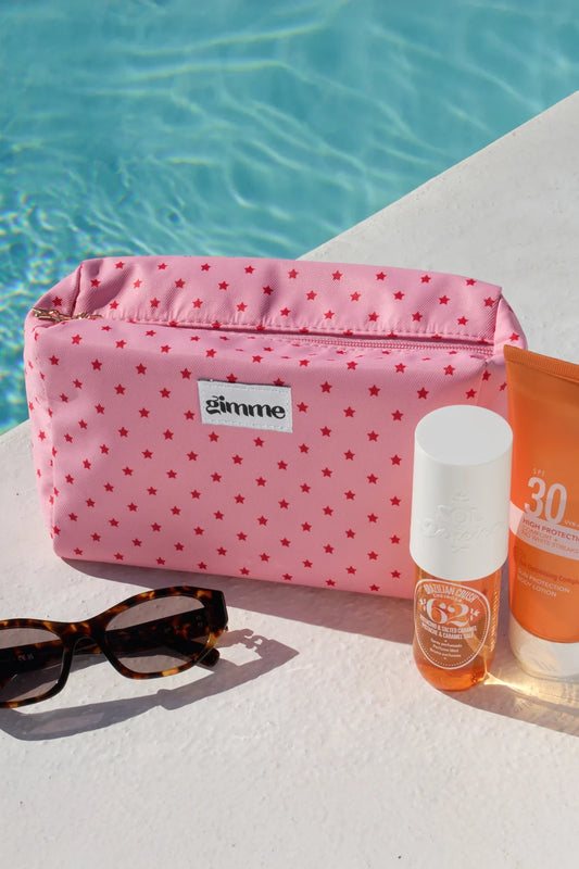 Make-up tas met sterretjes