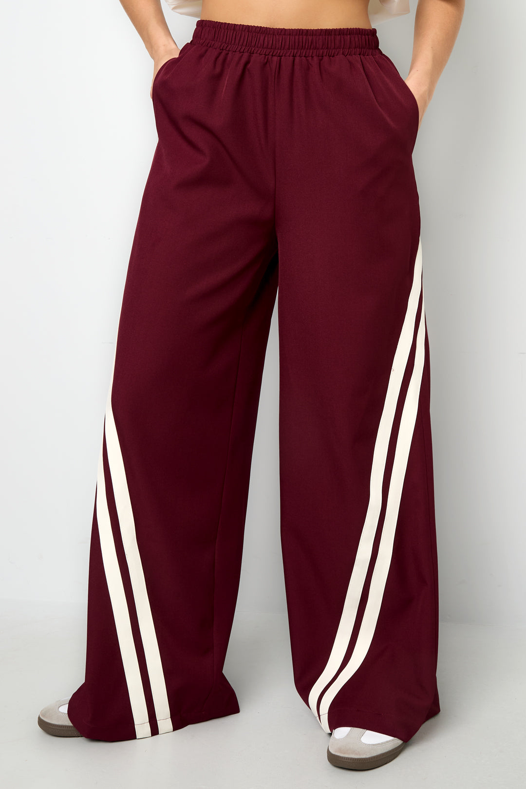 De Jacky gestreepte broek