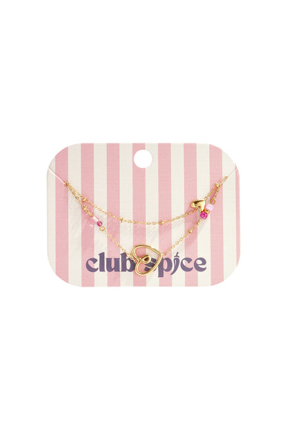 Roestvrijstalen bedelarmbanden met hartjes, casual, dagelijks en eenvoudig, dames sieraden