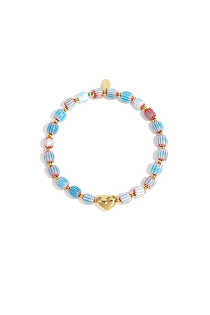 Armbanden met kralen van roestvrij staal, Sweet Daily Romantic-serie, damessieraden