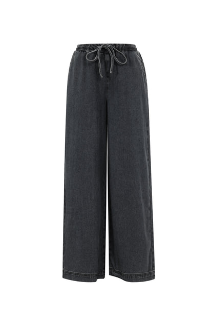 Denim joggingbroek