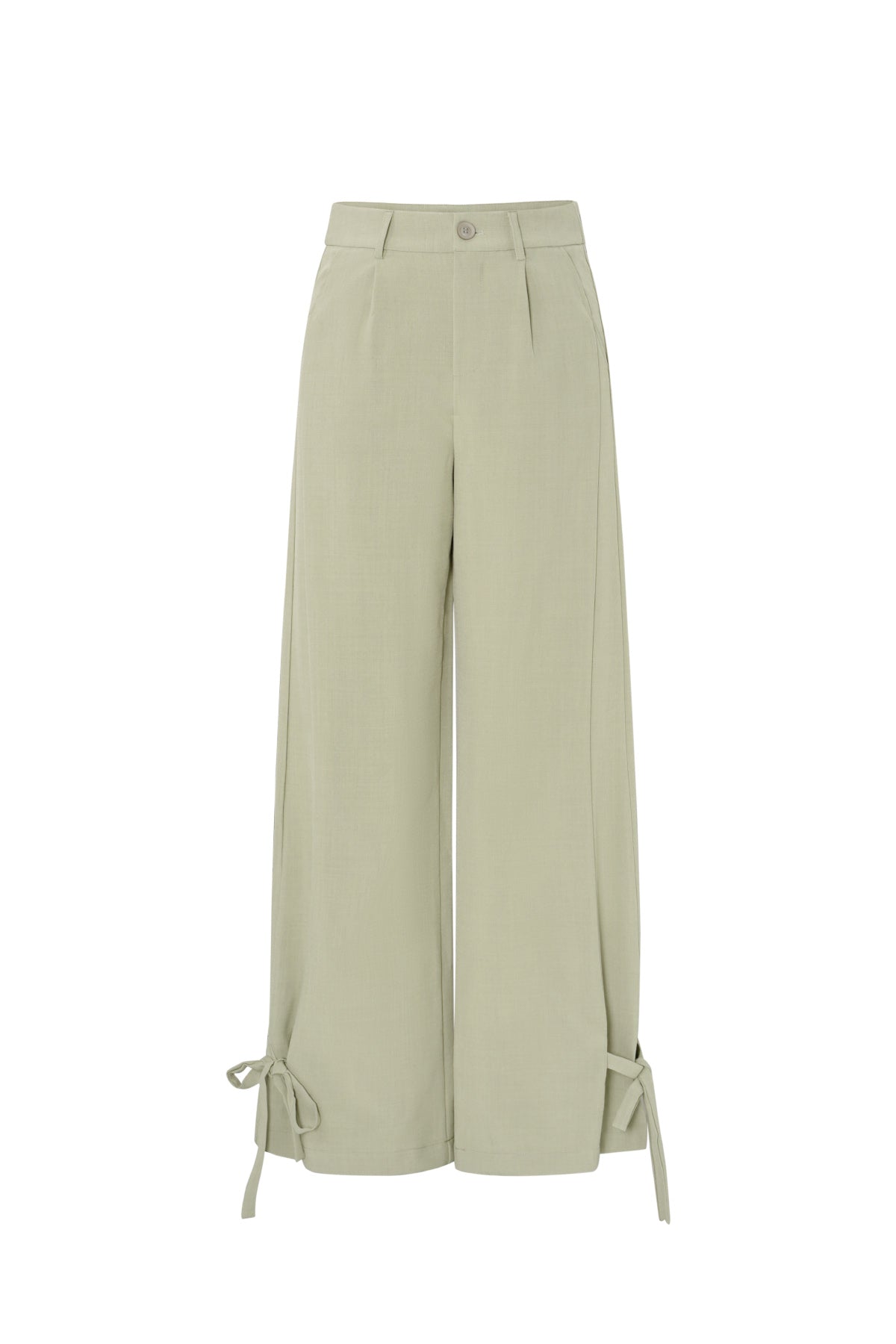 Broek met strikjes