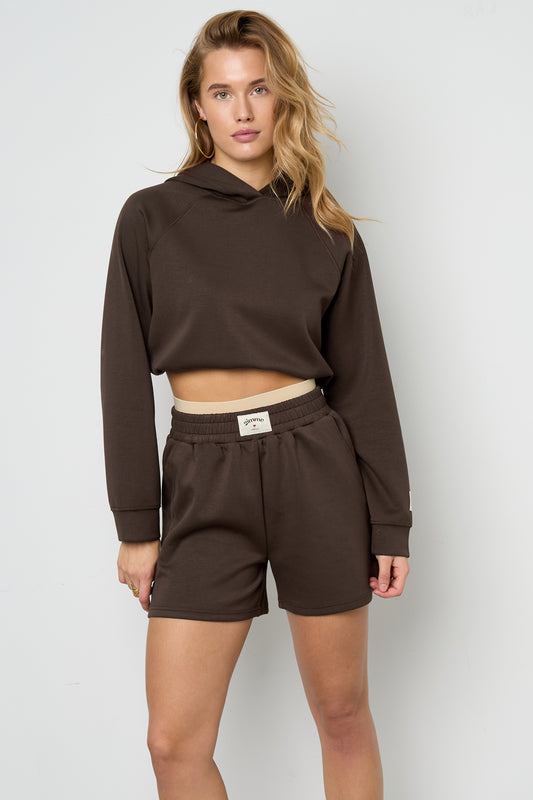 Relaxt fit hoodie met capuchon