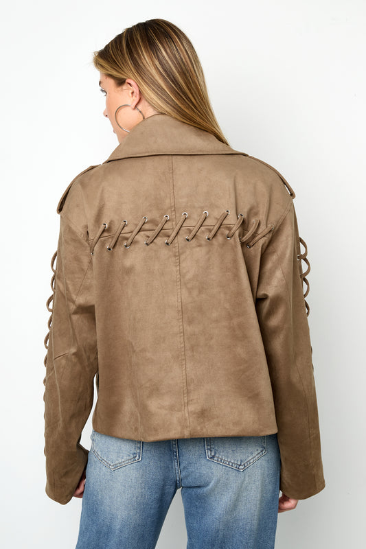 Suède jack met veters