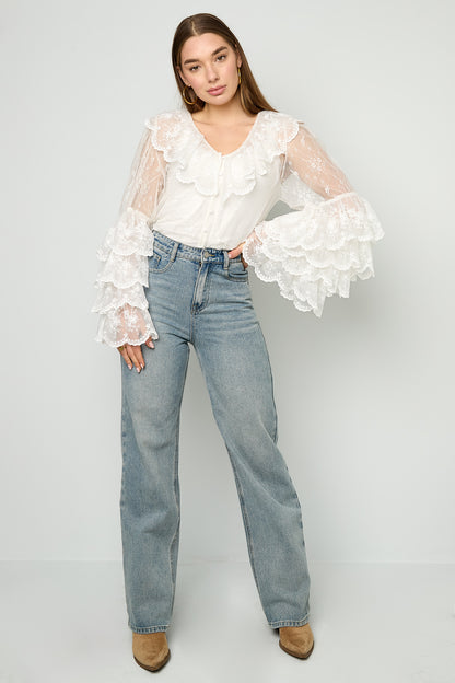 De charmante blouse