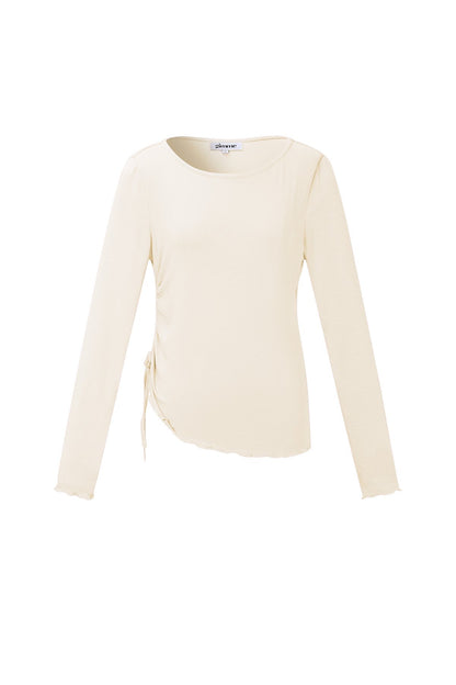 Golden hour ruched top