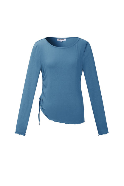 Golden hour ruched top