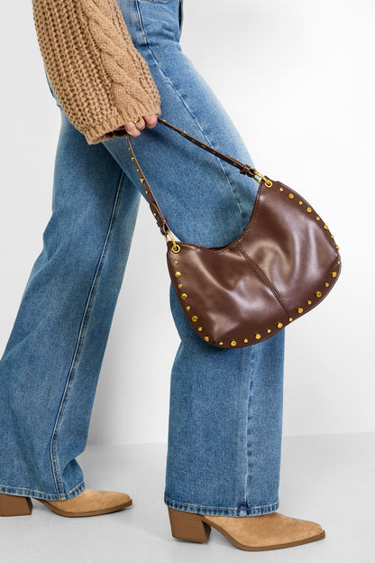 Schoudertassen Rivet Casual PU Dagelijkse Accessoires