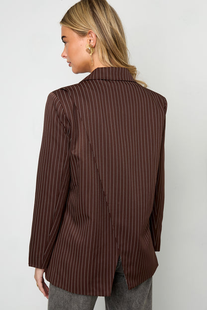 De krijtstreepblazer