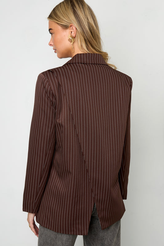 De krijtstreepblazer