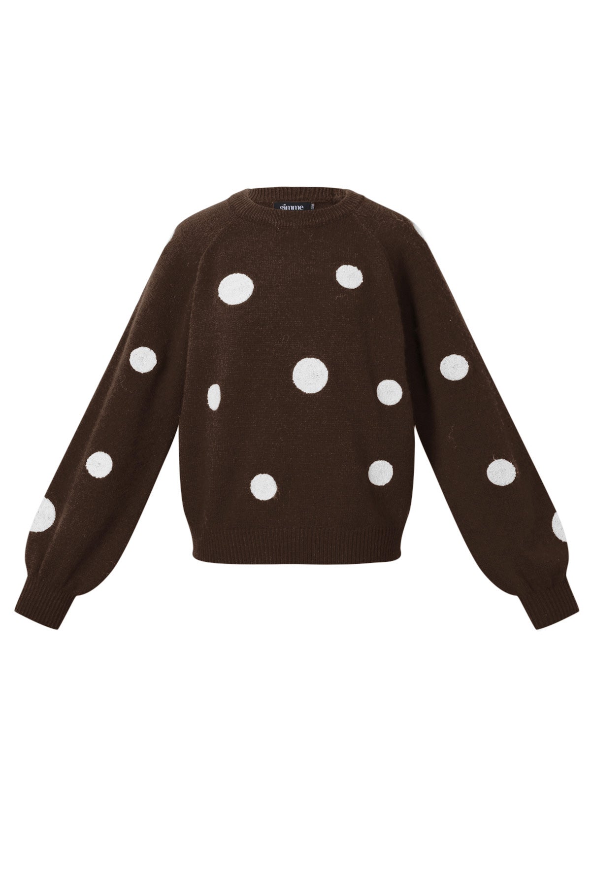 Polyestervezel (polyester) Gebreide truien Stippen Casual Herfst/Winterkleding