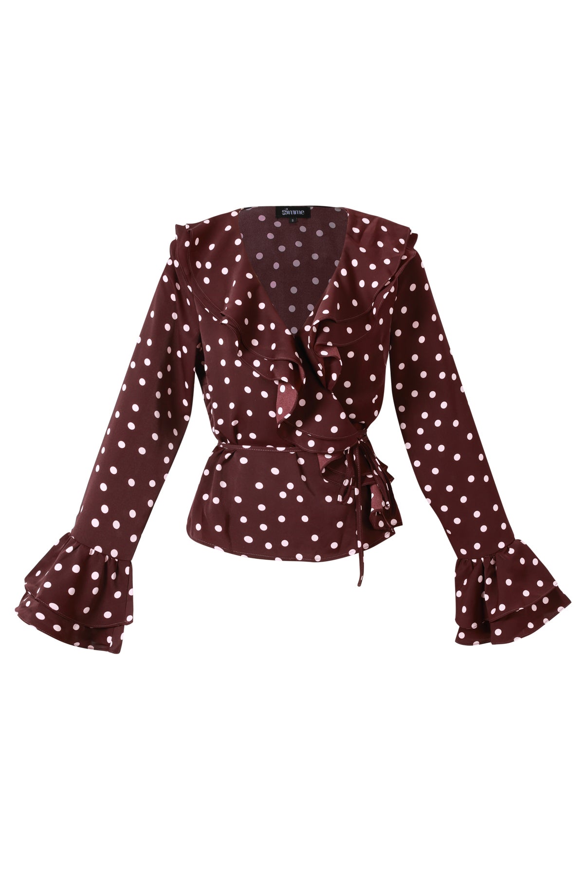 Blouse met stippen