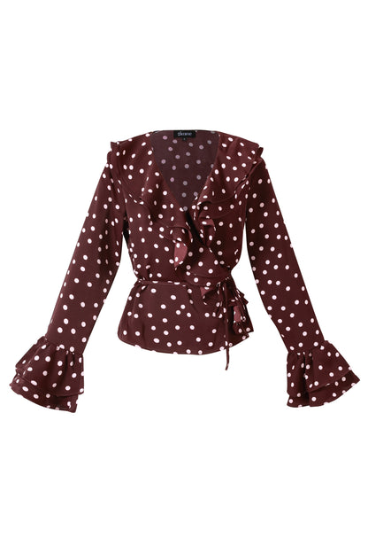 Blouse met stippen
