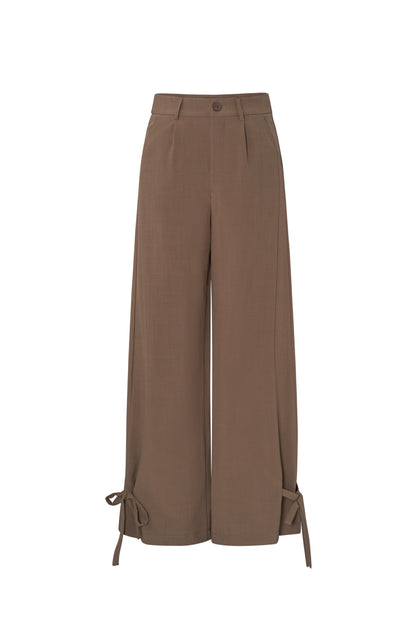 Broek met strikjes